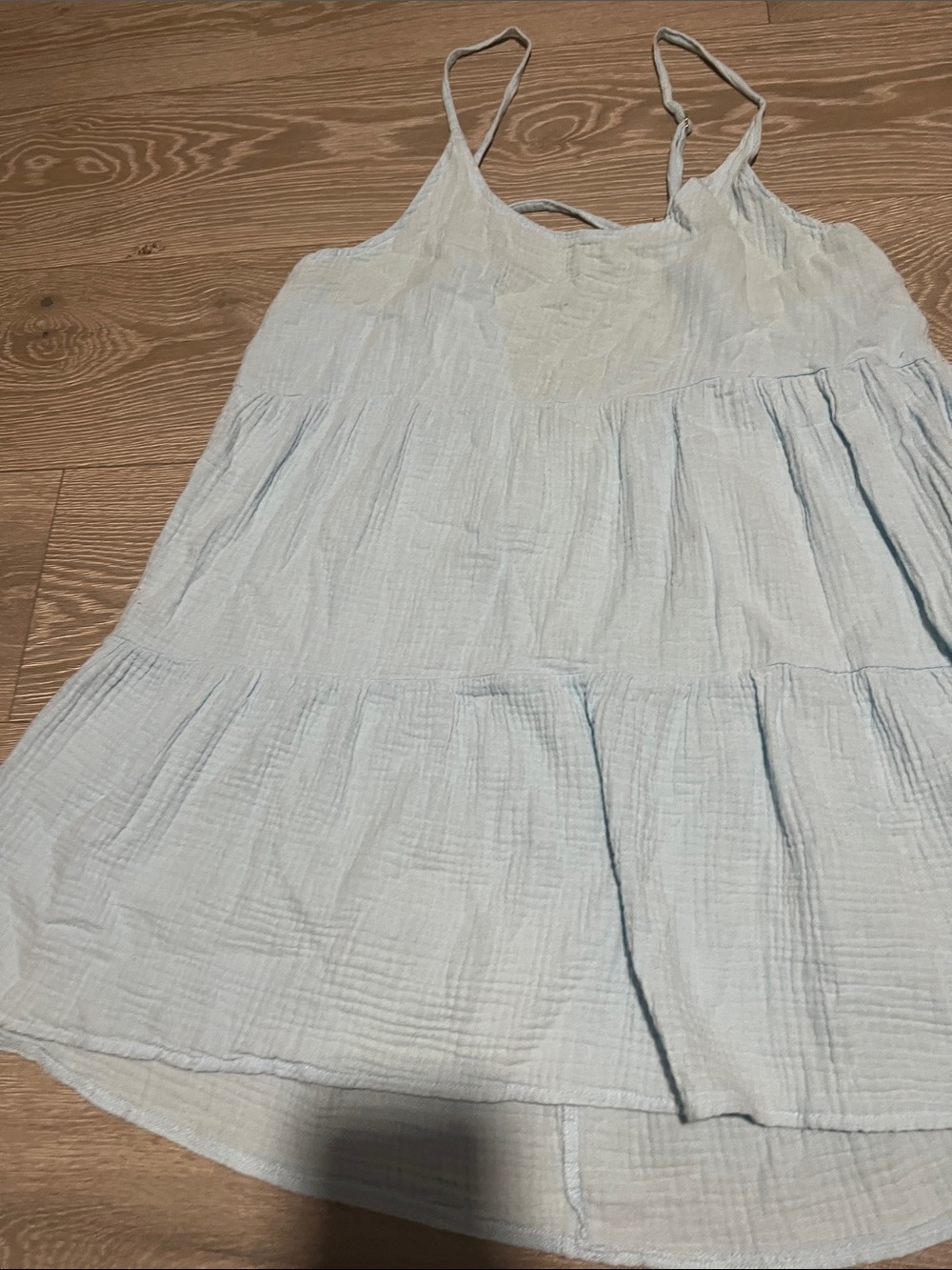wild fable Light Blue Tiered Gauze